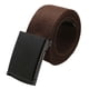 thumbnail image 2 of Cinturón de cintura de cinturón de lona con hebilla informal unisex de moda para hombres y mujeres café Macarena Cinturón unisex, 2 of 5