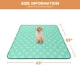 thumbnail image 6 of FXW Washable Pee Pads for Dogs, 63" x 63" Indoor Dog Pee Pad Pet Fence Area Floor Mat with Super Absorbent, Reusable Liners for Dog Play Pen, 6 of 6