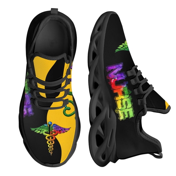 Zapatos de enfermera modernos, diseño de enfermería, zapatos planos para mujer, moda informal, zapatillas de malla de primavera, calzado cómodo para mujer