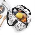 thumbnail image 4 of Lsque Funny Chicken Pattern Lunch Bag Women/Men Insulated Lunch Box,Small Leakproof Cooler Food Lunch Containers Reusable High Capacity Lunch Tote Bags, 4 of 6