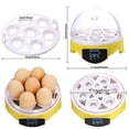 thumbnail image 5 of Brooder Incubator Digital Display Automatic Control For Eggs Poultry And Birds Chicken Duck (model 3: 7 eggs), 5 of 5