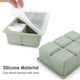 thumbnail image 2 of 3 pack - silicone ice cube molds with removable lids, reusable (blue, green, pink), 2 of 4