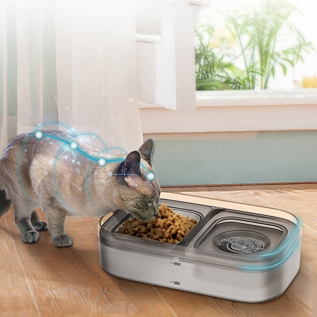 FUEENIRVA Water Bowl For Cats No Spilling Pet Water Dispenser Plastic With Anti-overturning Design 1Set