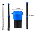 thumbnail image 4 of Toystoory Ball Retriever Golf Picker Training Aid Multiusos para principiantes Conveniencia profesional Mango Colector de tubos Negro Type2 NO2, 4 of 6
