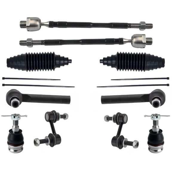 Front Lower Ball Joints Inner Outer Tie Rods & Links For Subaru Tribeca 2006-14