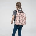 thumbnail image 5 of Naloa Beautiful Butterflies and Hearts Print Lightweight DayBackpack Suitable for school, work, shopping, travel, etc., 5 of 5