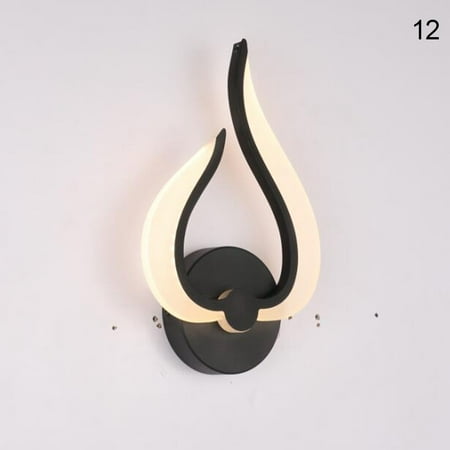 

LED Wall Lamp Light Acrylic Modern Durable for Bedroom Living Room Corridor Warm White