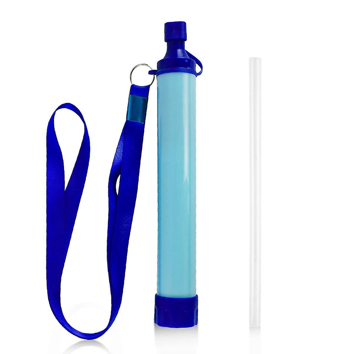 TIMPCV Personal Water Filter, Outdoor Water Filter Travel Filter Water Bottle, 1500l Mini Water