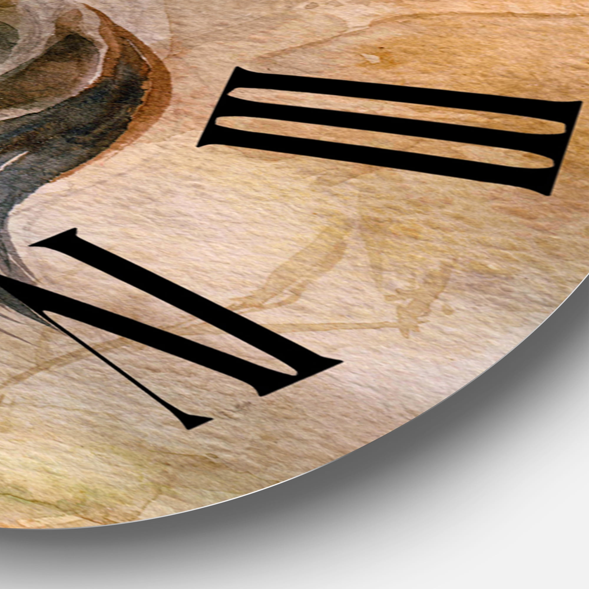 Designart 1 in Farmhouse Wall Clock