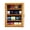 Oak, variant on 20 Matches Matchbook Display Case Cabinet