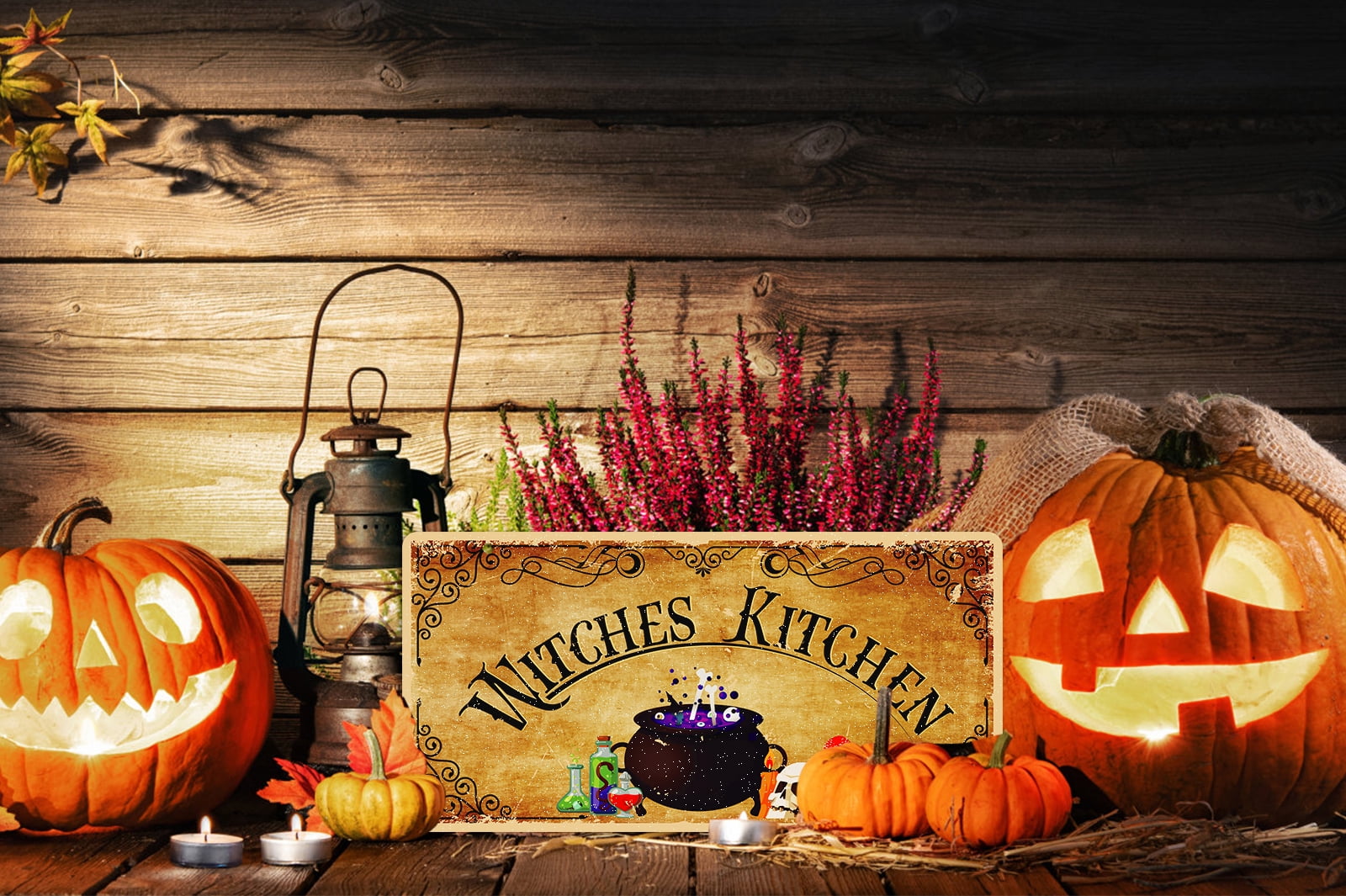 Halloween Holzschild 'Nicht Jede Hexe Lebt In Salem' – 30x20 Cm, Rustikale Küchendeko Mit Aufhängeseil