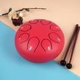 thumbnail image 1 of Tambor etéreo de sílabas completas, tambor de loto de 6 pulgadas y 8 tonos, tambor de lengüeta de acero, tambor sin preocupaciones, instrumento de percusión para niños, fuente de iluminación, 1 of 5