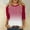 Red, variant on CLOISE Blouses for Women Fall Trendy Striped Tops Scoop Neck 3/4 Sleeve Shirts Loose Colorblock Basic Blouses Y2k Outfits Red XL