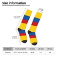 thumbnail image 3 of Colombian Flag Knee High Socks for Women Long Leg Warmers Socks, 3 of 7