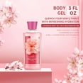 thumbnail image 5 of Vital Luxury Cherry Blossom Scented Bath and Body Gift Set, 3 Pieces,with Shower Gel,Body Lotion, and Body Mist, 5 of 8