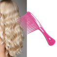 thumbnail image 3 of Maoww Comb Hair Styling Tool Large Handle Styling Comb for Home Travel Salon Pink, 3 of 9