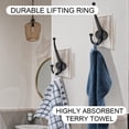 thumbnail image 2 of Howarmer Set of 8 Terry Dish Cloths, 100% Cotton 14 x 14 Inches Super Soft and Absorbent Dish Rags, Tea Towels, Hand Towels for Kitchen, Perfect for Household and Commercial Uses, Blue, 2 of 8
