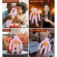 thumbnail image 4 of DolliBu Super Soft Long Arms Unicorn Stuffed Animal with Pumpkin Decor - Pumpkin Plush Animal for Fall, Halloween and Thanksgiving Pumpkin Toy for Baby, Kids, Adults - 21 Inch, 4 of 7
