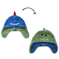 thumbnail image 1 of FlapJackKids - Chapeau Sherpa Réversible Dino Shark - m (2-4 Ans), 1 of 4