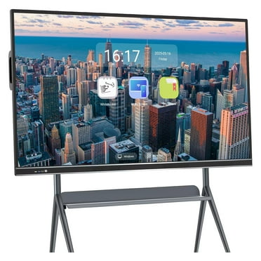 BELNET 75 Inch Android Smart TV, 2160P Touchscreen, Eshare Mirroring, Electronic Whiteboard, School Classroom Equipment