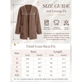 thumbnail image 3 of DAKIMOE Sleep Cardigans Robe Bed Jackets for Women Toasty Cozy Sherpa Coat Cloud-Soft House Jacket Loose Oversized Fleece Fuzzy Outwear, S-XXL, 3 of 9