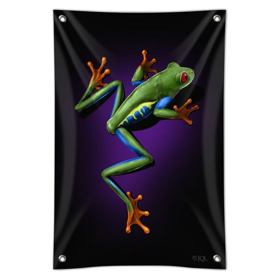 South American Tree Frog Neon Home Business Office Sign