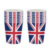Suministros para fiestas de la bandera británica de Reino Unido, Inglaterra, para celebrar el 70 aniversario de la reina Tmvgtek Oficina Multiescena Multifunción