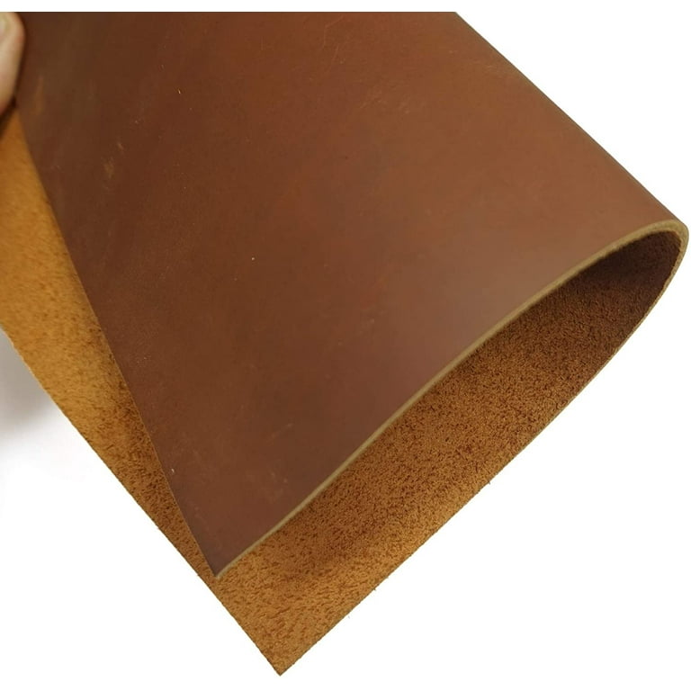 Full Grain Leather Pieces for Leather Working, 12x24 Tooling Leather  Sheets for Crafts Genuine Leather Material 1.8-2.1 mm Thick Leather Hide  for
