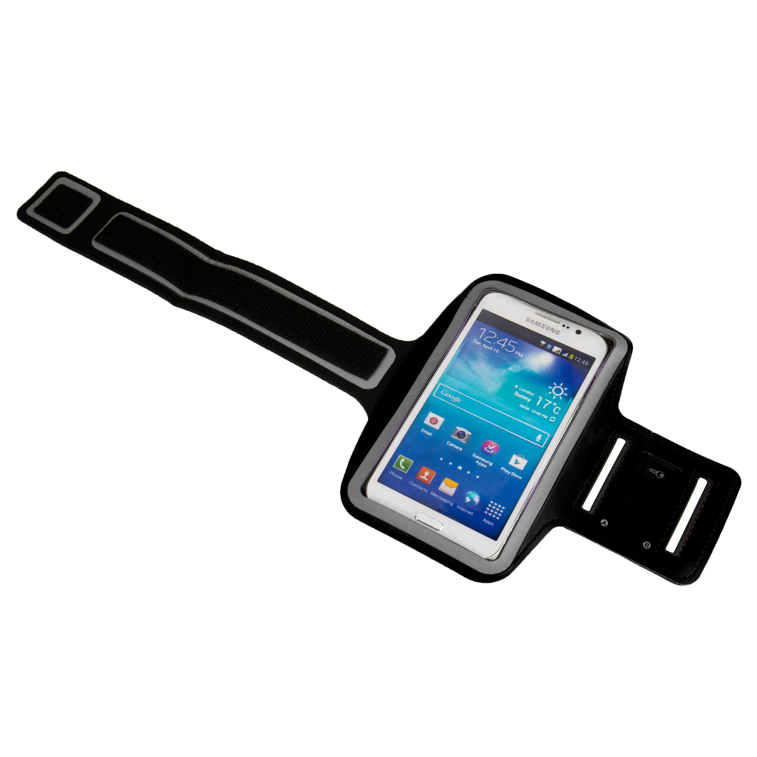 SumacLife Nylon Sports Armband Case For Apple iPhone 5/5S/5SE, White