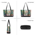 thumbnail image 6 of FORMRS Canvas Laptop Tote Bag for Women with 15.6" Computer Compartments Shoulder Handbag, Window Scene, 6 of 7