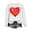 #01 White, variant on Busydd Valentine's Day Sweatshirt for Women Fashion Love Heart Print Pullover Tops Casual Loose Long Sleeve Crewneck Valentines Sweatshirts Valentines Day Gifts for Women