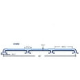 thumbnail image 2 of ARC GB1950-WH Heavy Duty 42" Grab Bar, Available in Various Colors, 2 of 2