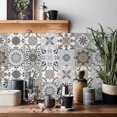 thumbnail image 1 of Pegatinas de azulejos de pared Peel Estilo de mosaico marroquí Vinilo autoadhesivo a prueba de agua Decoración del hogar Diy para cocina Sala de estar Dormitorio Pintura de azulejo de primavera, 1 of 2