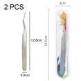 thumbnail image 2 of 2 Pcs Outil Applicateur de Cils Pince à Épiler Extension de Cils, 2 of 5
