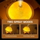thumbnail image 4 of Difusor de aceites esenciales Moonlight de 200 ml, 5,4 pulgadas y 3 colores, lámpara humidificadora LED ultrasónica USB, recargable con soporte de madera, regalo de Navidad, regalo para amigos, regalo, 4 of 5