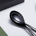thumbnail image 2 of Black Silverware Set,Stainless Steel Cutlery Modern Tableware Set Include Knife/Fork/Spoon, Mirror Polished Tableware Set for Home, Restaurant & Party, 2 of 7