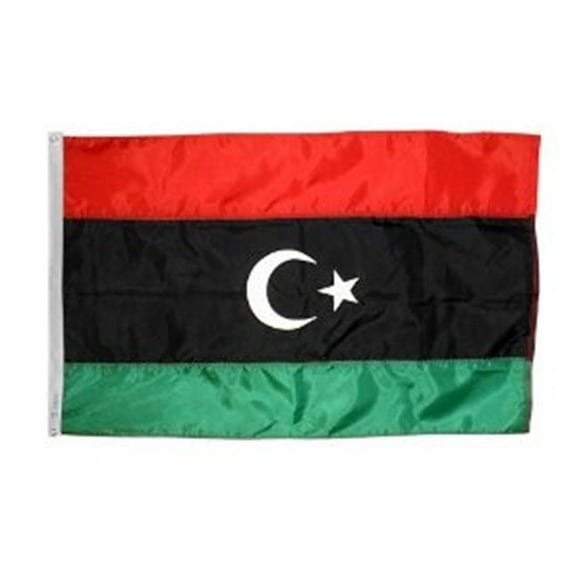 Drapeau Nyl-Glo Libya de 5 Pi X 8 Pi