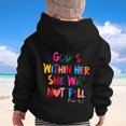 thumbnail image 2 of Children's Printed Round Neck Long Sleeved Sweatshirt Hooded Sweatshirt Teenager Sweater Size 12 Boys Clothes Sensory Sweater Hoodies in Medium for Kids Babies Sweaters Boy Young Girls Clothes 18, 2 of 7