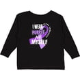 thumbnail image 3 of Inktastic I Wear Purple For Myself Lupus Awareness Boys or Girls Long Sleeve Toddler T-Shirt, 3 of 5