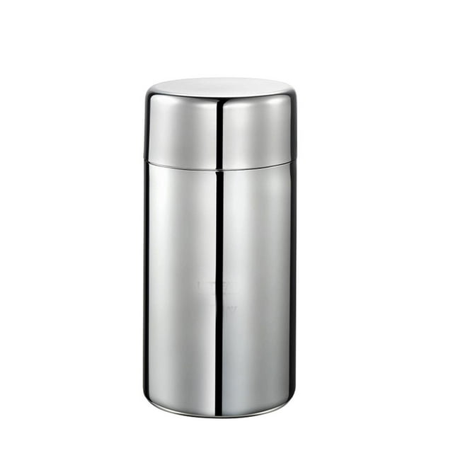 Recipiente de almacenamiento de té Soledad Mini caja de té de acero inoxidable 550ml 7.5x14.5cm