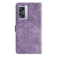 thumbnail image 2 of Compatible with OnePlus Nord N300 Embossed Butterfly Case with Wallet and Kickstand Cover, 2 of 5