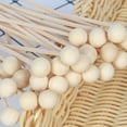 thumbnail image 4 of KAKOWELY aroma diffuser reed 10 Pcs Rattan Reed Sticks Straight Natural Fragrance Reed Diffuser Aroma Oil Diffuser Rattan Sticks with Wooden Bead (Ivory)8.27"X0.51"X0.51", 4 of 5
