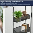 thumbnail image 3 of Jokapy Over the Door Hanger with Coat Hooks and 2 Baskets, Stainless Steel Towel Hooks, Black, 3 of 11