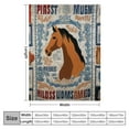 thumbnail image 4 of HENGT Horse Blanket Gifts for Girls - Ultra Soft Horse Blanket Home Decor - Horse Gifts Blanket for Girls Women - Horse Lovers Christmas Birthday Gifts Decor, 4 of 6