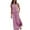 Purple, variant on Dresses for Women 2023 Sawvnm Wedding Guest Dresses Casual Sleeveless O-Neck Solid Fork Opening Dress in Season Pink 2XL Size