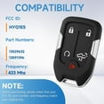 thumbnail image 7 of Key Fob Replacement Fits for GMC Sierra 2019 2020 2021 2022 Chevy Silverado 2019-2022 Smart Proximity Keyless Entry Remote Control 433 Mhz FCC:HYQ1ES P/N:13529632 13591396, 7 of 7