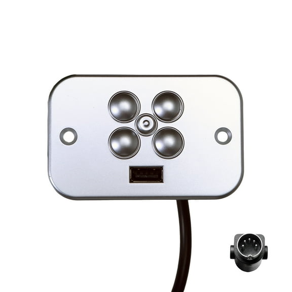 Power Recliner Lift Chair Raffel Systems 5 Button 2 and 5 Pin Hand Control Model CTR UR2 08 MW BR Replacement with USB