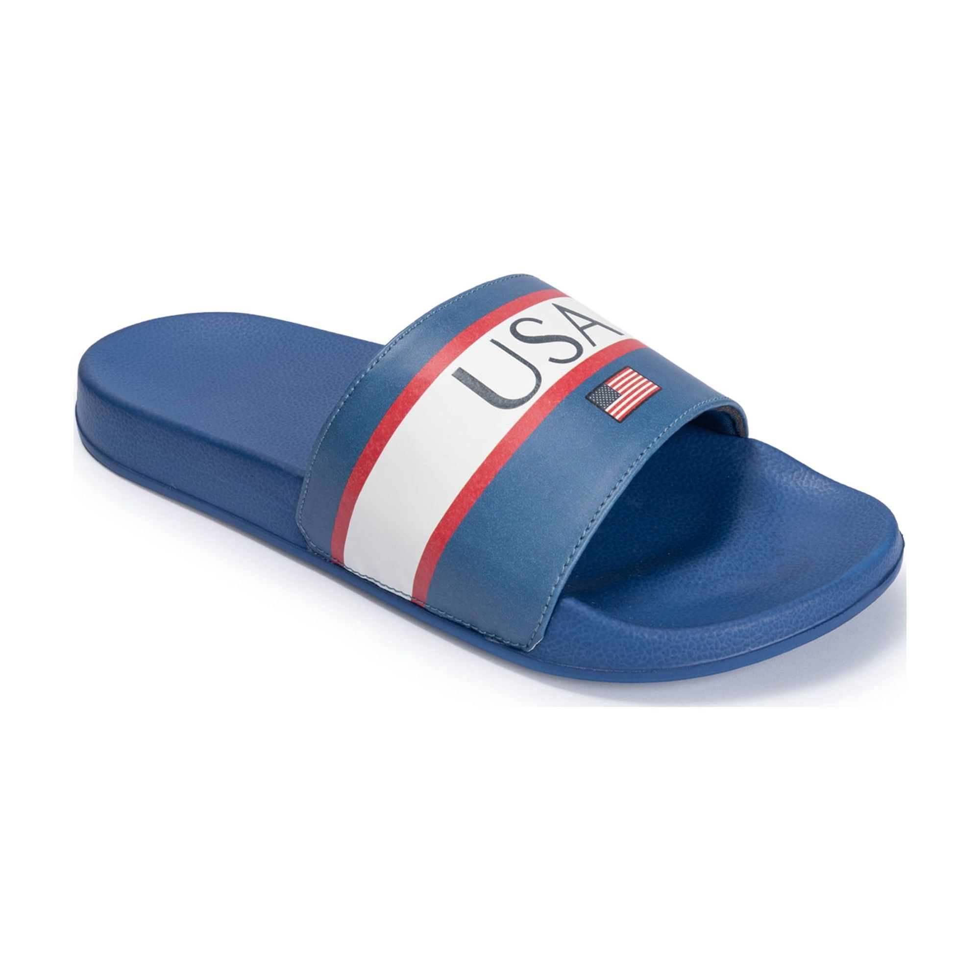 Men's Soccer Fan Slides, Argentina, Mexico, Brazil & USA