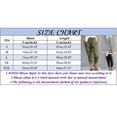 thumbnail image 4 of KaLI_store Sweat Pants,Women's High Waist Slim Fit Jogger Cargo Camo Pants for Women with Matching Belt, 4 of 5