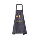 thumbnail image 1 of Delantal De Lino Y Algodón, Delantal De Cocina Para Mujeres Y Hombres, Delantal Sencillo Con 2 Bolsillos Grandes, Delantal De Chef Vogacara AP007794-01, 1 of 6